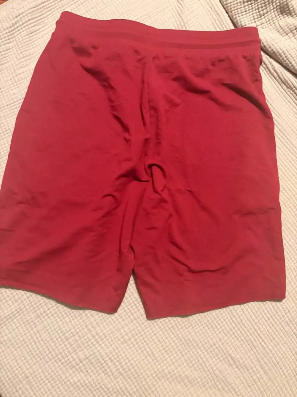 Gymshark Red Drawstring Athletic Gym Shorts Men's Size Medium